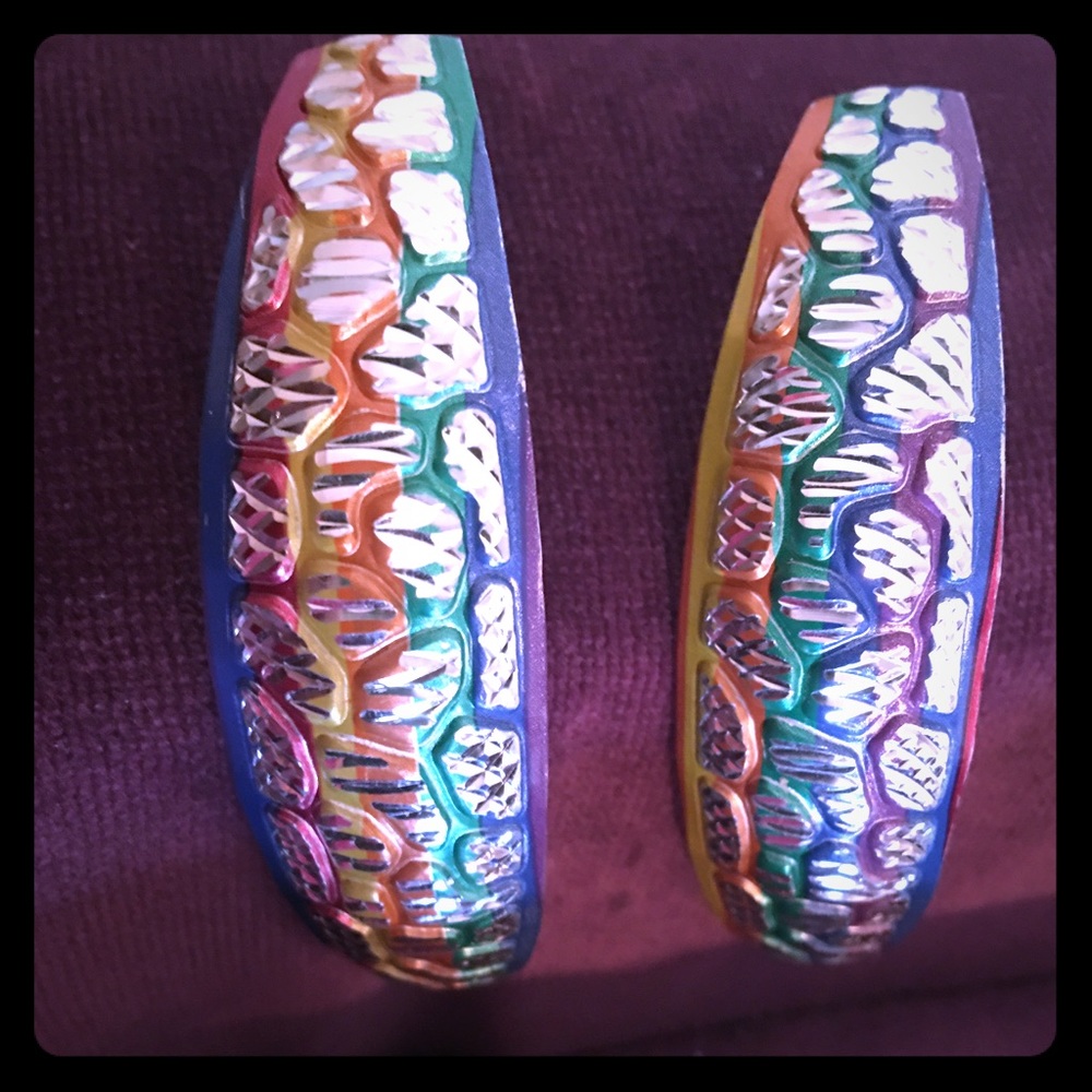 Fun, Colorful Anodized Aluminum Earrings
